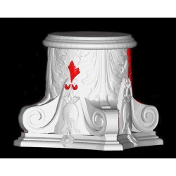 Kolumny korynckie z kamienia - na zamówienie