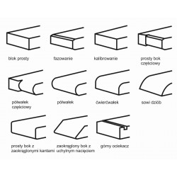Blat / parapet groszkowany jasny granit grubości 3 cm - na zmówienie